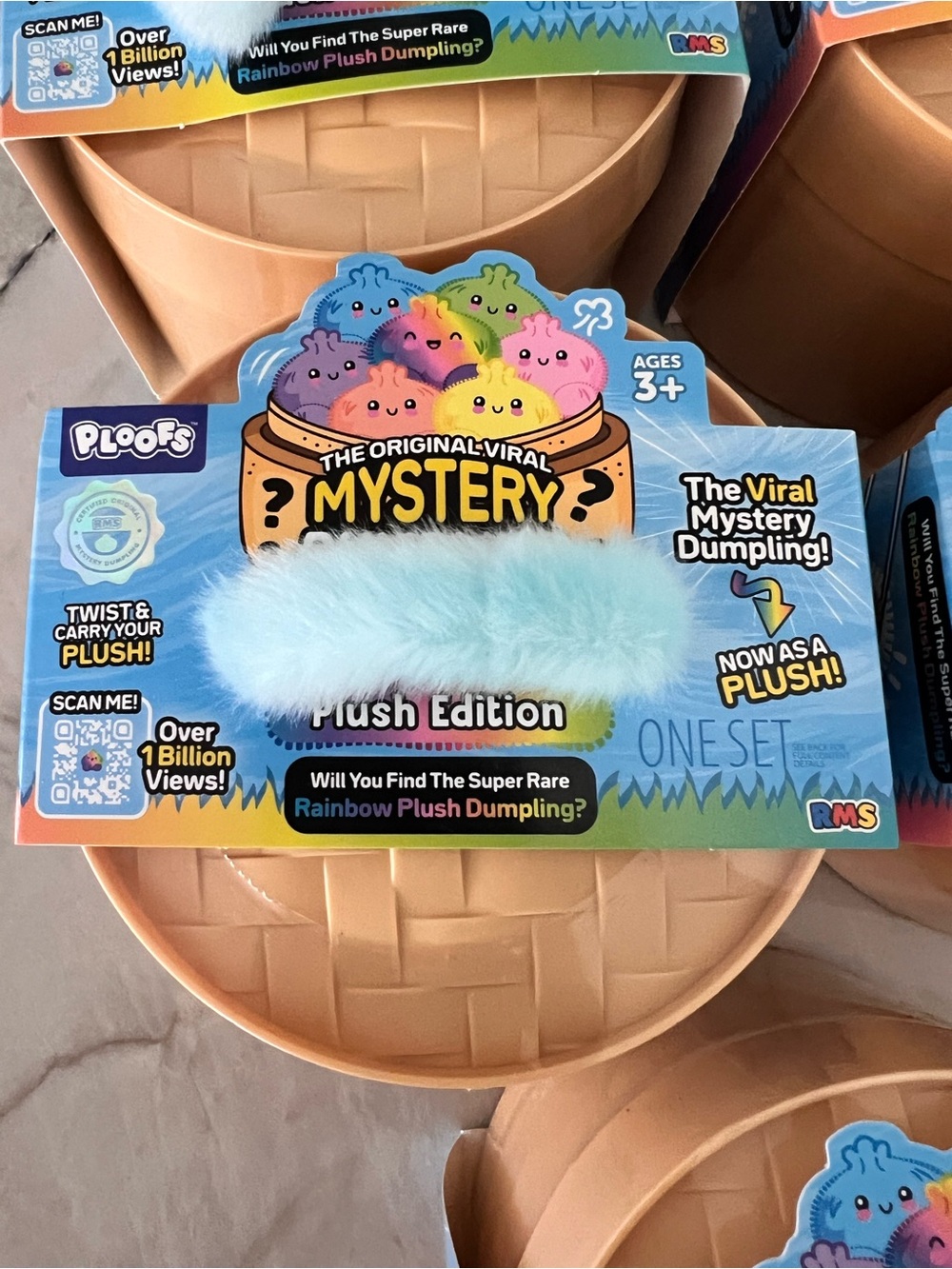 RMS Rainbow Plush Dumpling The Original Viral Mystery Plush Edition - Light Blue